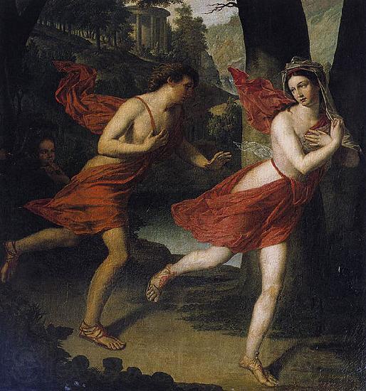 Robert Lefere Pauline as Daphne Fleeing from Apollo Spain oil painting art